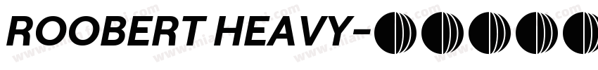 ROOBERT HEAVY字体转换